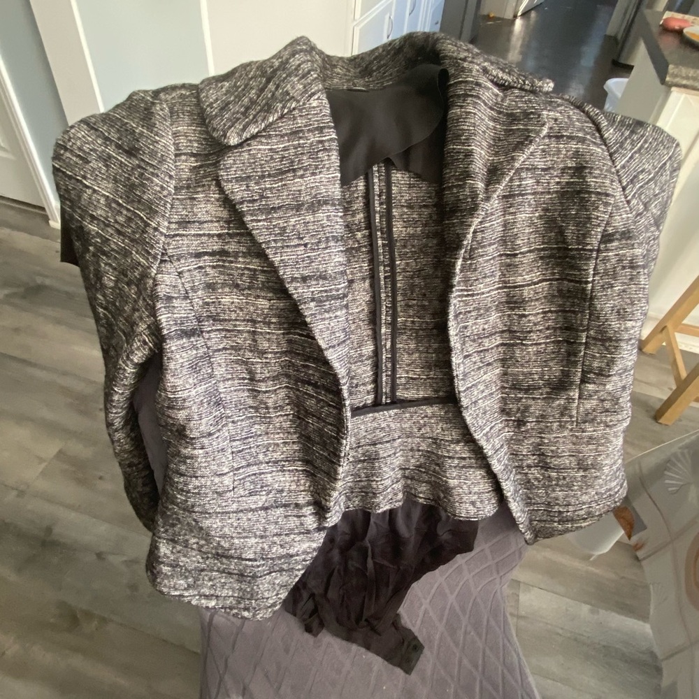 Gray suit